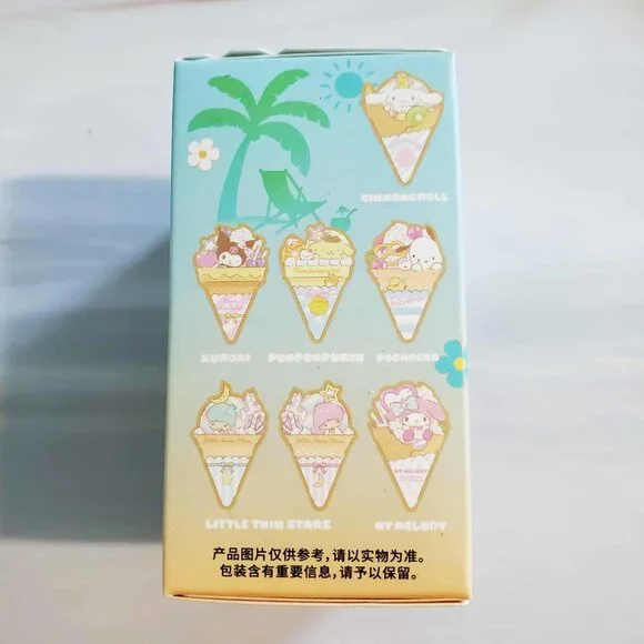 Sanrio Mystery  Character Pin Box (Miniso) x3 - Picture 3 of 3